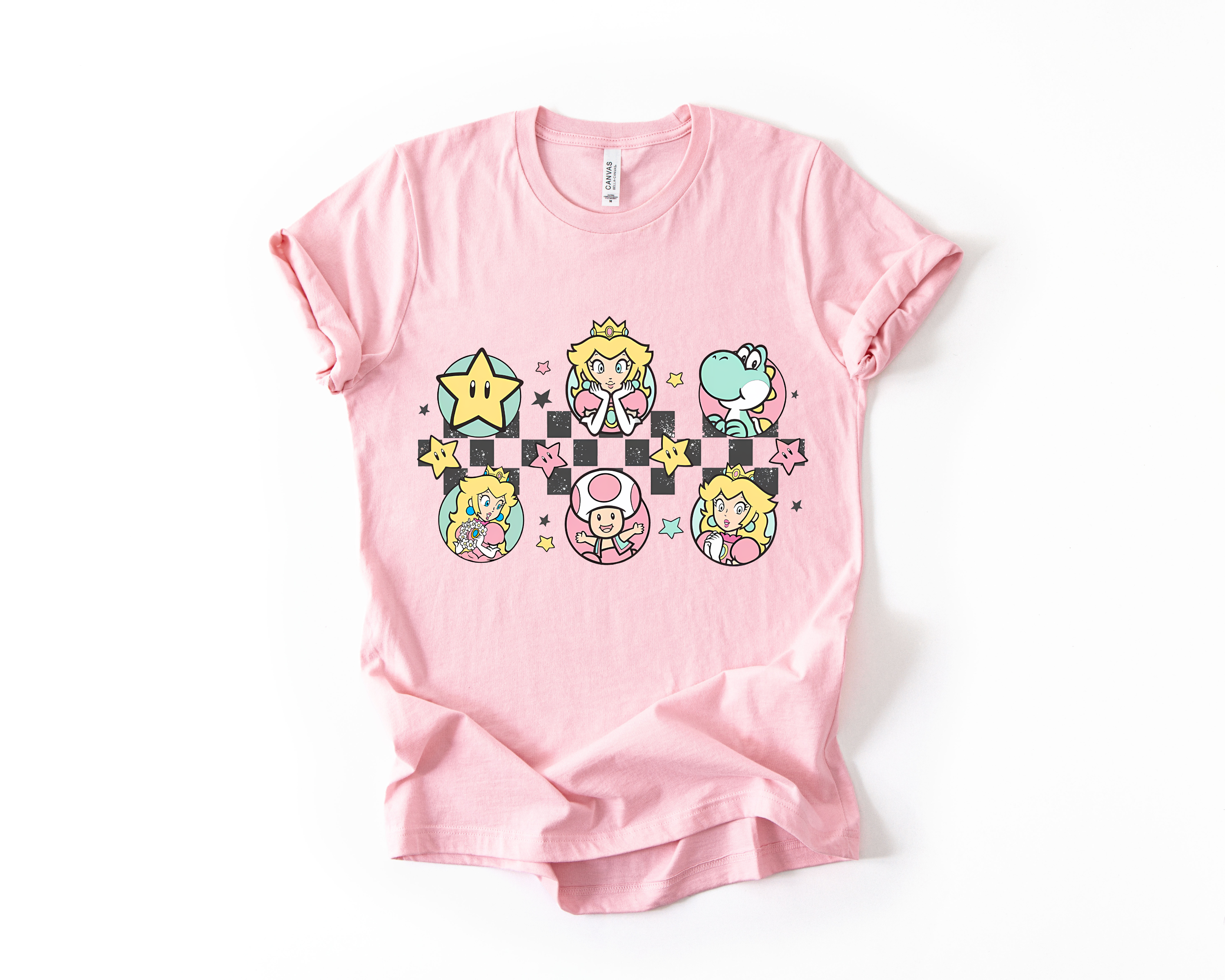 Princess Power-Up Tee – Pastel Pink Edition T-shirt