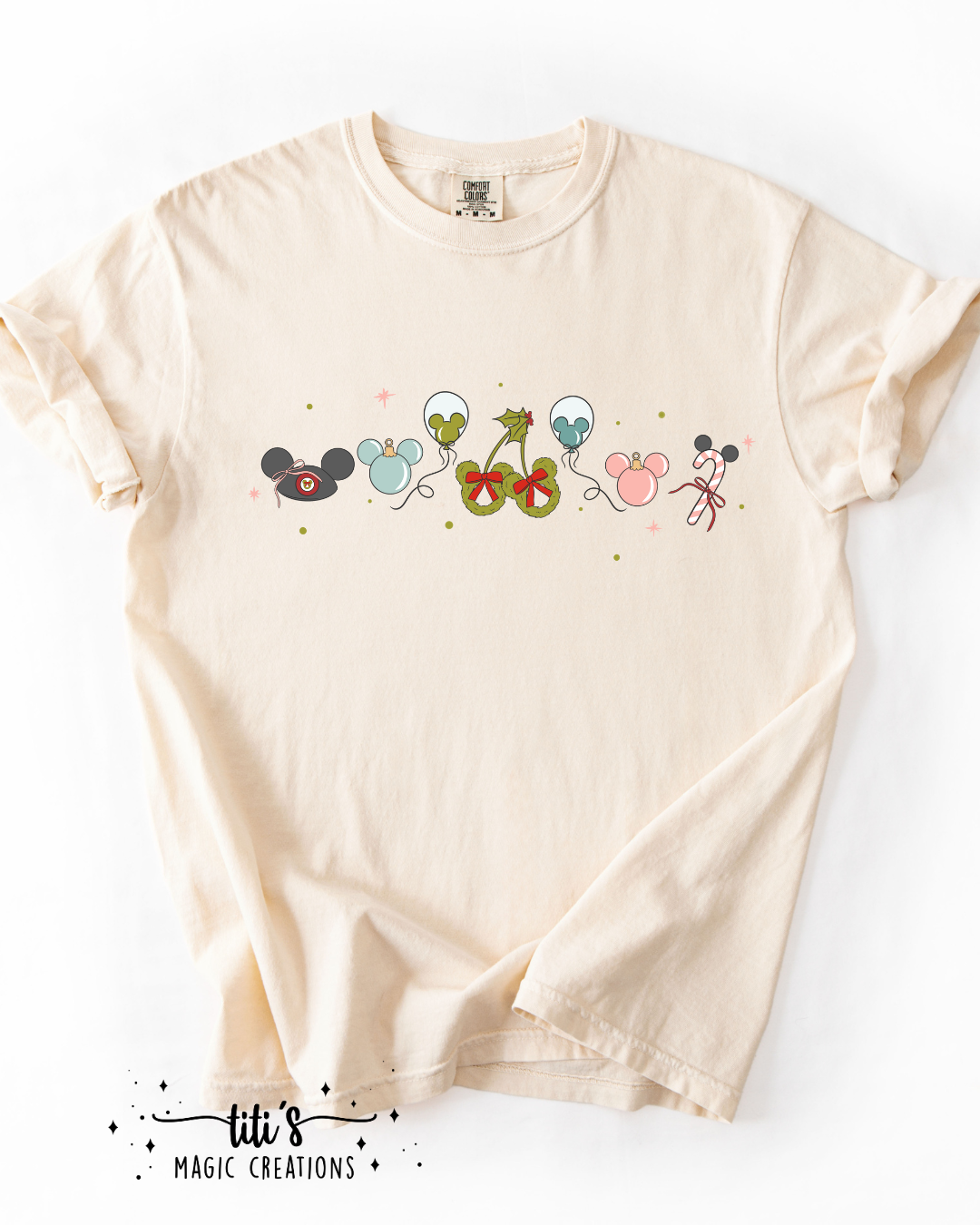 Holiday Park Magic Icons Tee – Minimal Christmas Edition