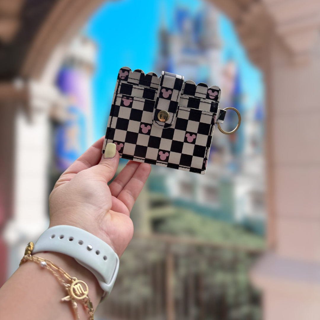 Checkered Magic  Mini Wallet