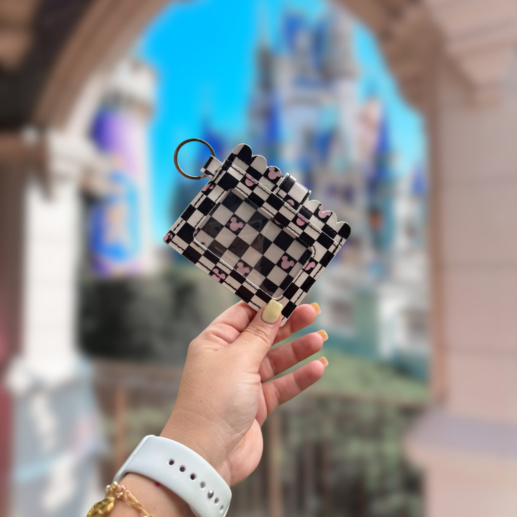 Checkered Magic  Mini Wallet