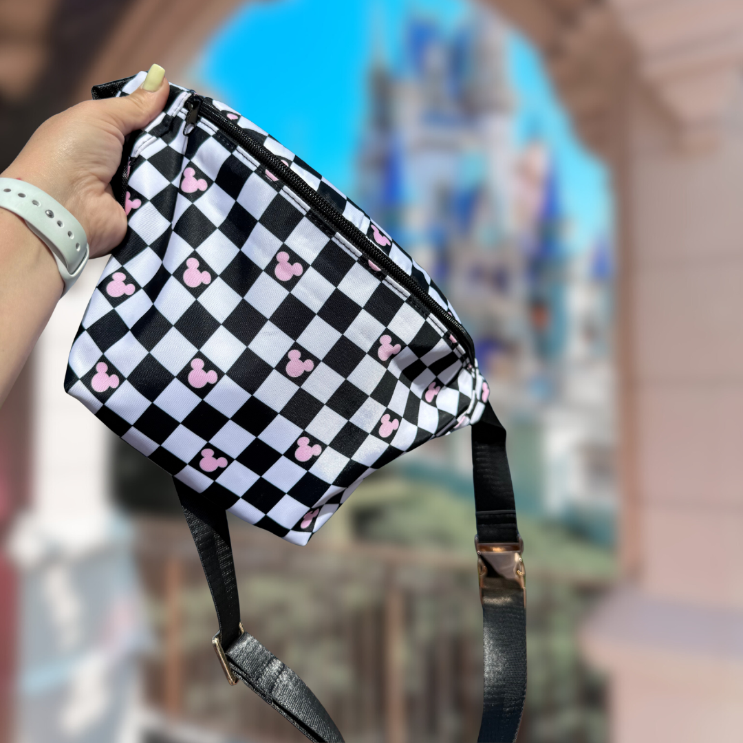 checkered Magic Belt Bag