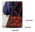 Christmas at the Park Mini Crossbody Tote – Christmas Shoulder Bag